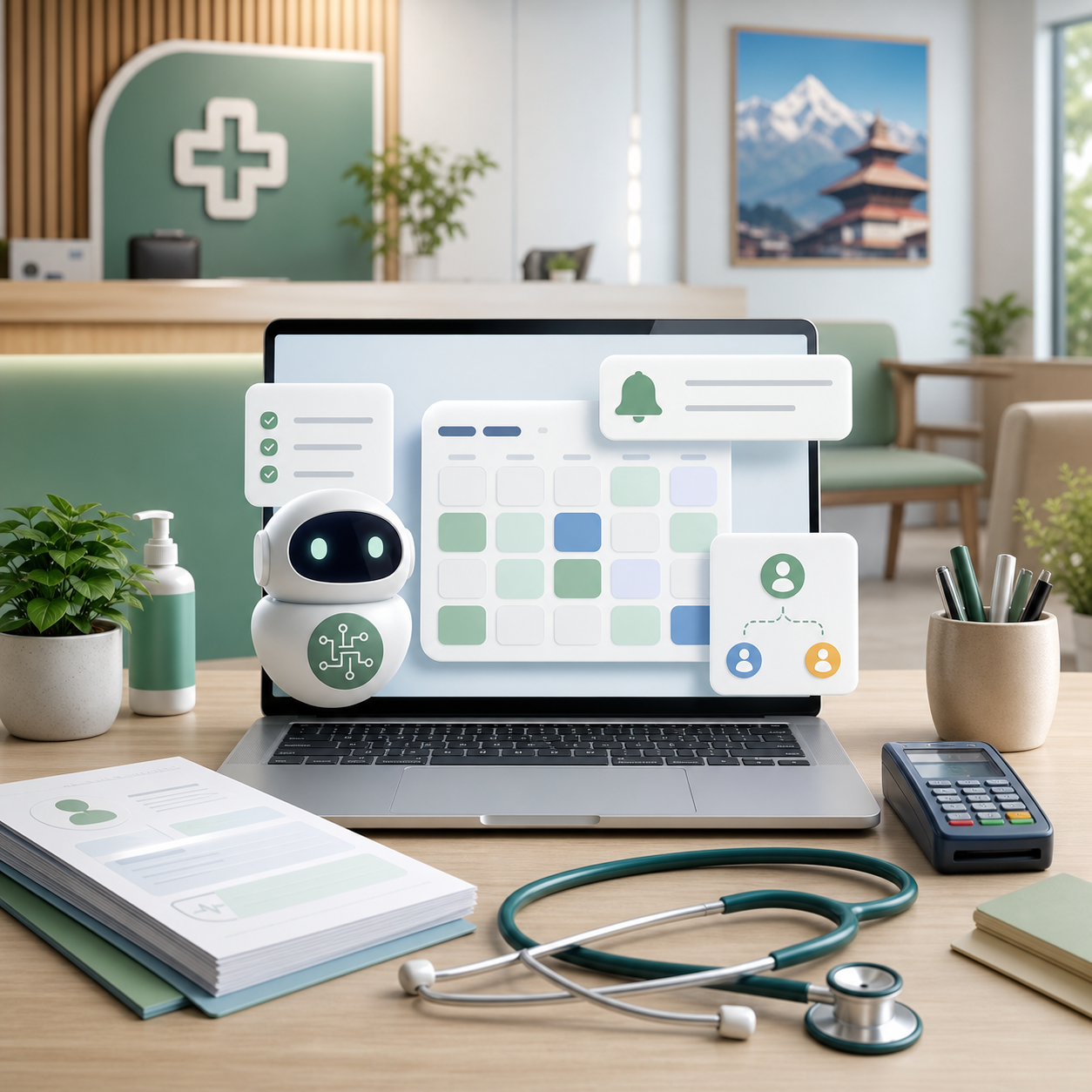 AI assistant for clinic booking